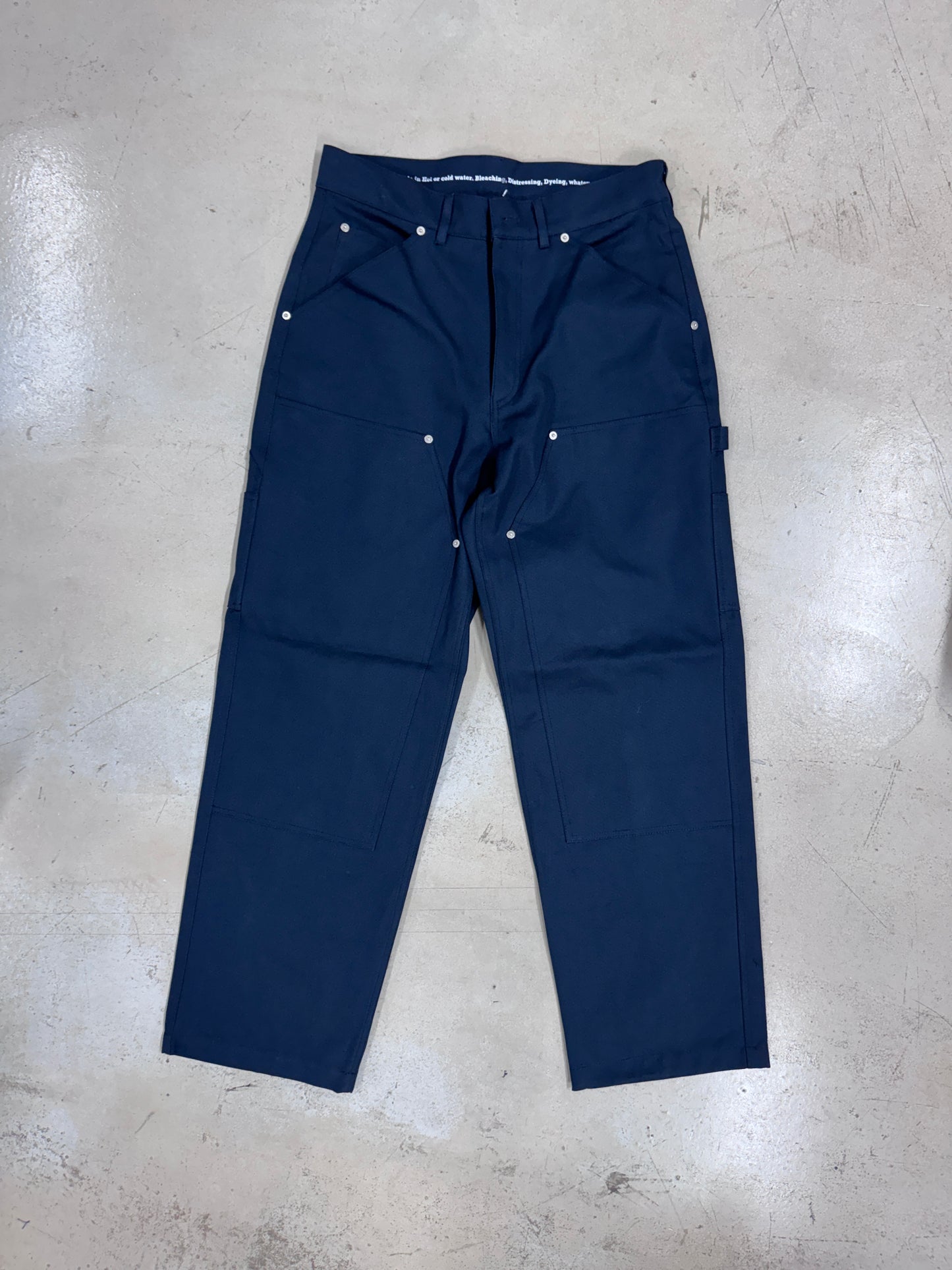 double knee work pants navy