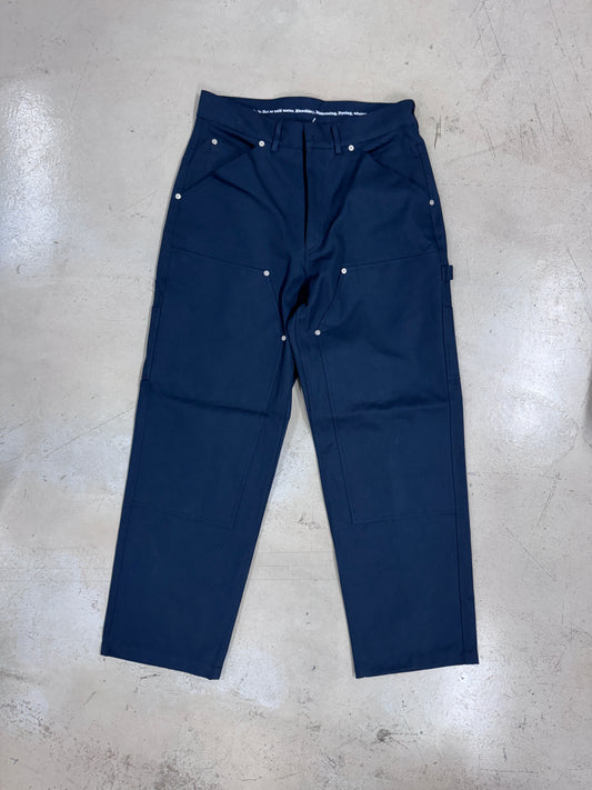 double knee work pants navy